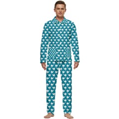 Pattern 277 Men s Long Sleeve Velvet Pocket Pajamas Set by GardenOfOphir