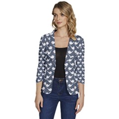 Pattern 279 Women s One-button 3/4 Sleeve Short Jacket by GardenOfOphir