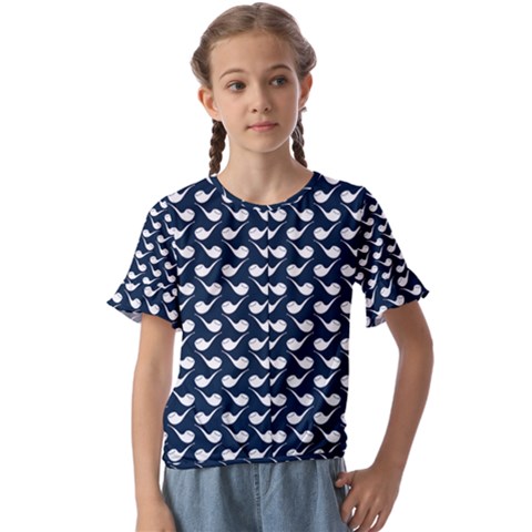 Pattern 278 Kids  Cuff Sleeve Scrunch Bottom Tee by GardenOfOphir