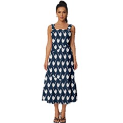 Pattern 278 Square Neckline Tiered Midi Dress by GardenOfOphir