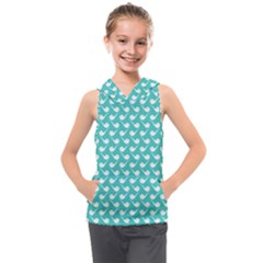 Pattern 280 Kids  Sleeveless Hoodie by GardenOfOphir