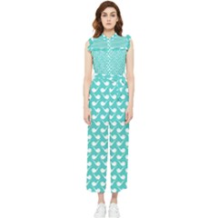 Pattern 280 Women s Frill Top Chiffon Jumpsuit