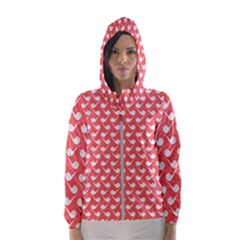 Pattern 281 Women s Hooded Windbreaker by GardenOfOphir