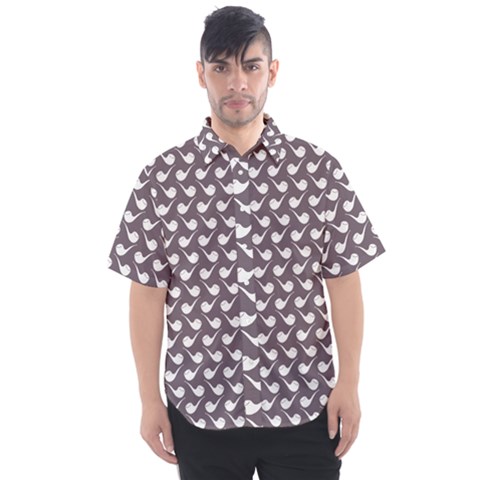 Pattern 282 Men s Short Sleeve Shirt by GardenOfOphir