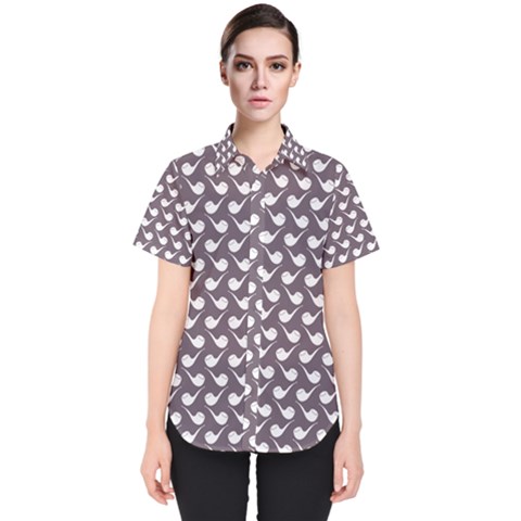 Pattern 282 Women s Short Sleeve Shirt by GardenOfOphir