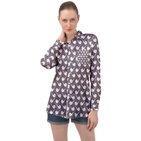 Pattern 282 Long Sleeve Satin Shirt by GardenOfOphir