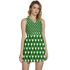 Pattern 285 Sleeveless High Waist Mini Dress by GardenOfOphir