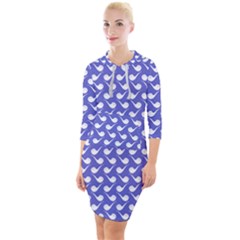 Pattern 286 Quarter Sleeve Hood Bodycon Dress by GardenOfOphir