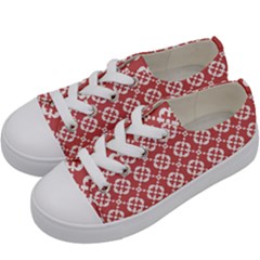 Pattern 290 Kids  Low Top Canvas Sneakers by GardenOfOphir