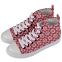 Pattern 290 Women s Mid-Top Canvas Sneakers View2