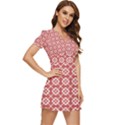 Pattern 290 V-Neck High Waist Chiffon Mini Dress View3