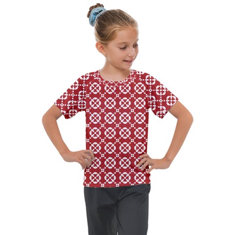 Pattern 291 Kids  Mesh Piece Tee by GardenOfOphir