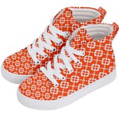 Pattern 293 Kids  Hi-top Skate Sneakers by GardenOfOphir