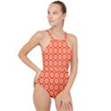 Pattern 293 High Neck One Piece Swimsuit View1