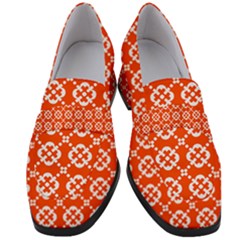 Pattern 293 Women s Chunky Heel Loafers by GardenOfOphir