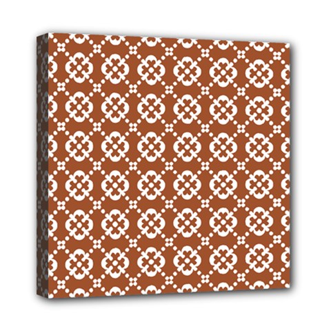 Pattern 294 Mini Canvas 8  X 8  (stretched) by GardenOfOphir