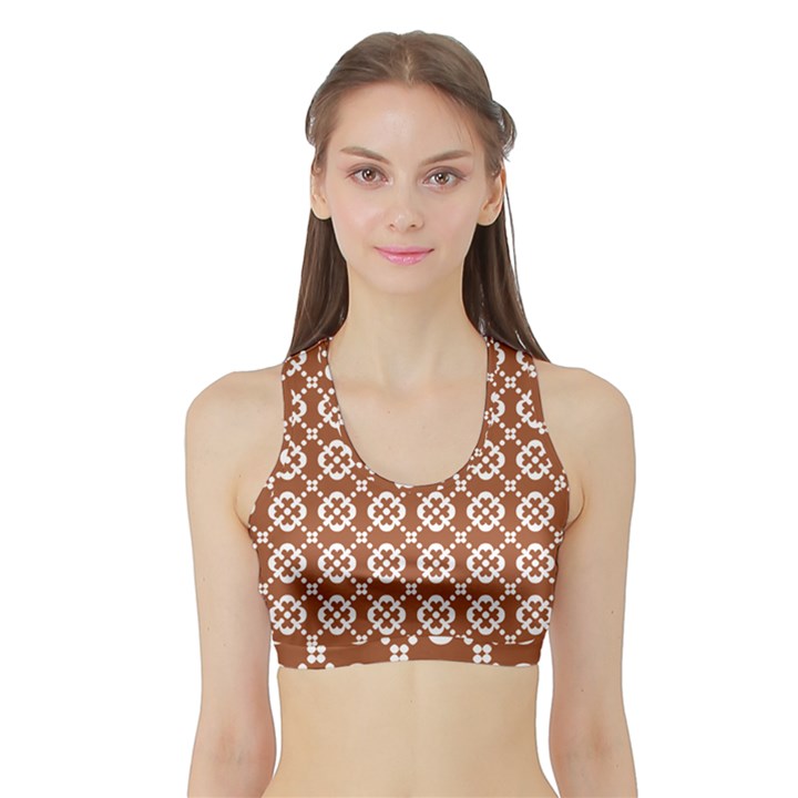 Pattern 294 Sports Bra with Border