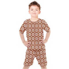 Pattern 294 Kids  Tee And Shorts Set by GardenOfOphir