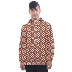 Pattern 294 Men s Front Pocket Pullover Windbreaker by GardenOfOphir