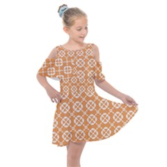 Pattern 295 Kids  Shoulder Cutout Chiffon Dress by GardenOfOphir