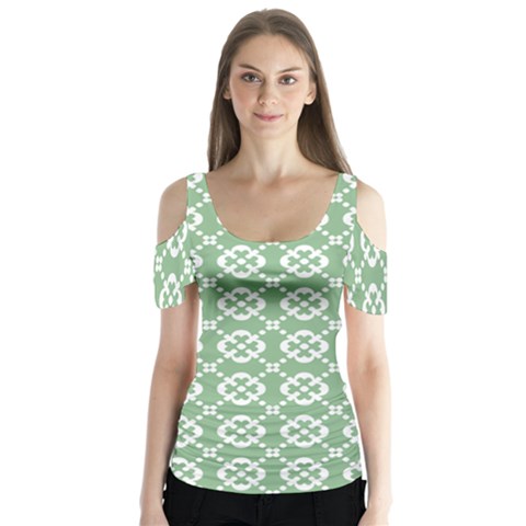 Pattern 298 Butterfly Sleeve Cutout Tee  by GardenOfOphir