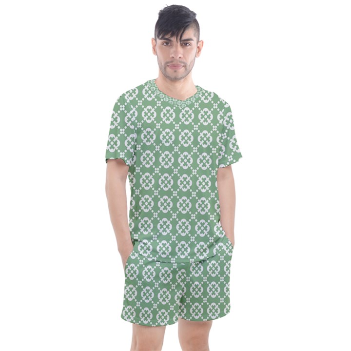 Pattern 298 Men s Mesh Tee and Shorts Set