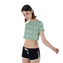 Pattern 298 Tie Back Short Sleeve Crop Tee View2