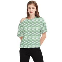 Pattern 298 One Shoulder Cut Out Tee by GardenOfOphir