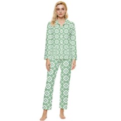 Pattern 298 Womens  Long Sleeve Velvet Pocket Pajamas Set