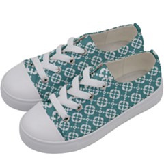 Pattern 299 Kids  Low Top Canvas Sneakers