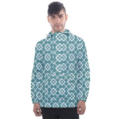 Pattern 299 Men s Front Pocket Pullover Windbreaker by GardenOfOphir