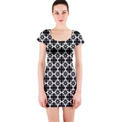 Pattern 300 Short Sleeve Bodycon Dress by GardenOfOphir