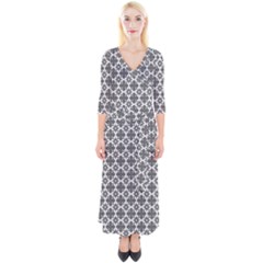 Pattern 301 Quarter Sleeve Wrap Maxi Dress by GardenOfOphir