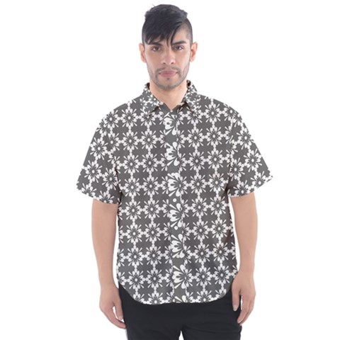 Pattern 301 Men s Short Sleeve Shirt by GardenOfOphir