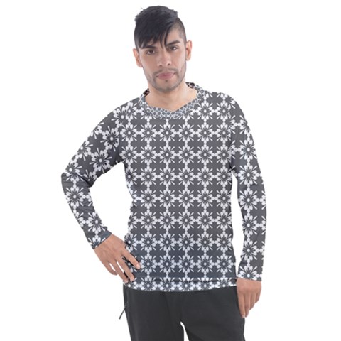 Pattern 301 Men s Pique Long Sleeve Tee by GardenOfOphir