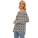 Pattern 301 Off Shoulder Chiffon Pocket Shirt View2