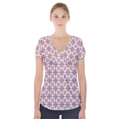 Pattern 302 Short Sleeve Front Detail Top by GardenOfOphir