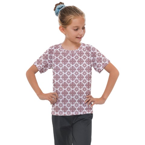 Pattern 302 Kids  Mesh Piece Tee by GardenOfOphir