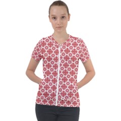 Pattern 303 Short Sleeve Zip Up Jacket by GardenOfOphir