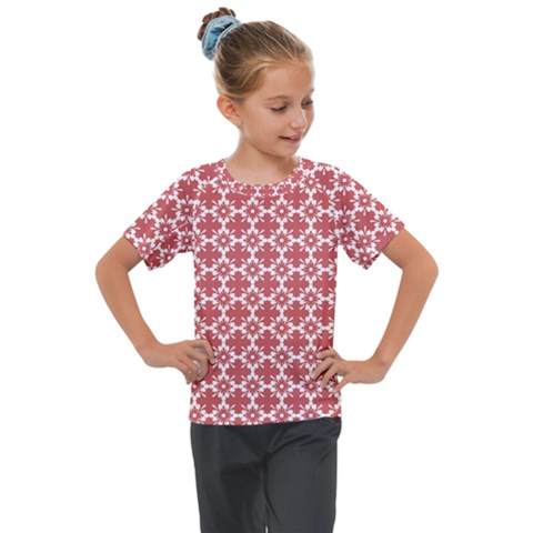 Pattern 303 Kids  Mesh Piece Tee by GardenOfOphir