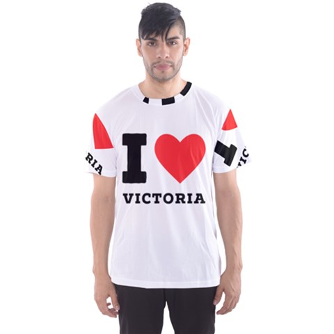 I Love Victoria Men s Sport Mesh Tee by ilovewhateva