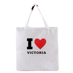 I Love Victoria Grocery Tote Bag by ilovewhateva