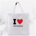 I love victoria Grocery Tote Bag View2