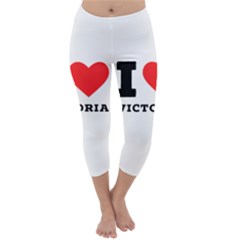 I Love Victoria Capri Winter Leggings  by ilovewhateva