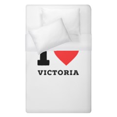 I Love Victoria Duvet Cover (single Size) by ilovewhateva