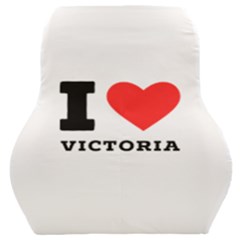 I Love Victoria Car Seat Back Cushion  by ilovewhateva