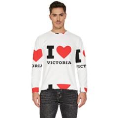 I Love Victoria Men s Fleece Sweatshirt by ilovewhateva