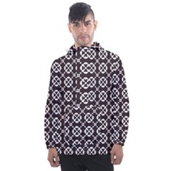 Pattern 309 Men s Front Pocket Pullover Windbreaker by GardenOfOphir