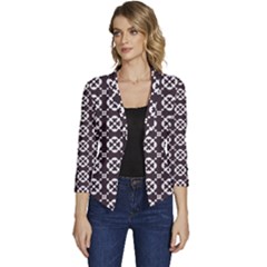 Pattern 309 Women s Casual 3/4 Sleeve Spring Jacket by GardenOfOphir