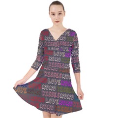 Pattern 311 Quarter Sleeve Front Wrap Dress by GardenOfOphir